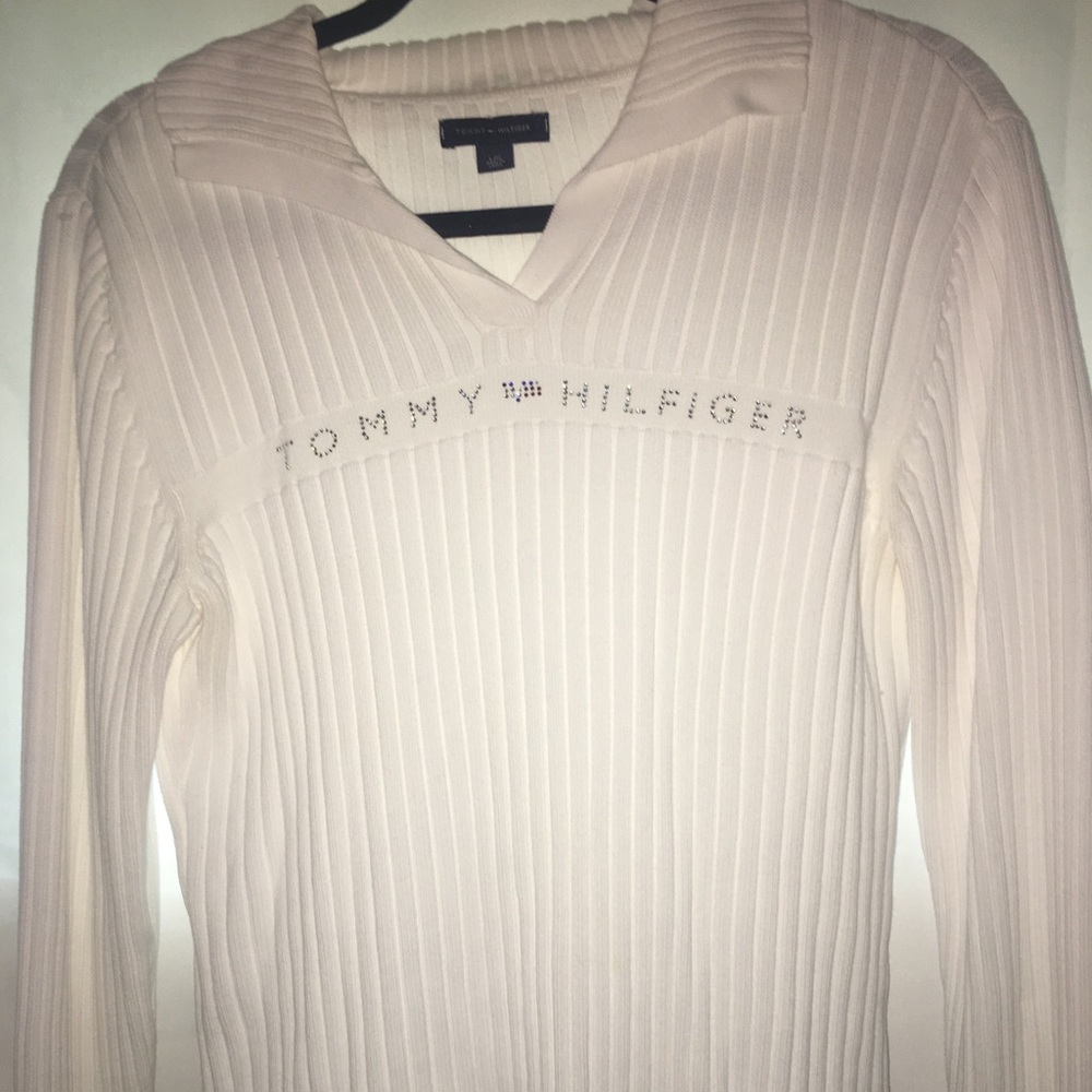 Tommy Hilfiger white sweater